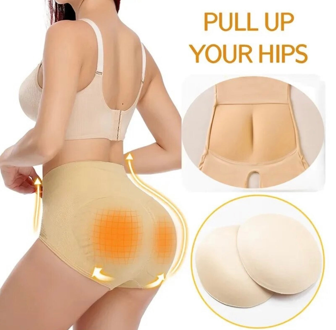 Butt lifter pads